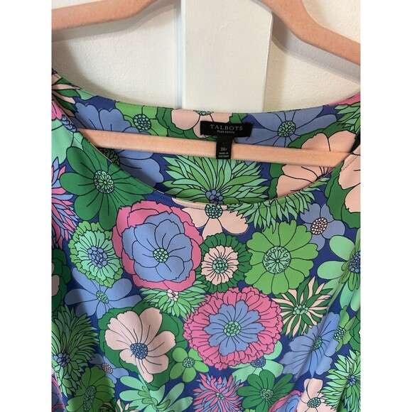 Talbots Effortless Jersey Bella Dress Plus Size 3XLP Floral Short Sleeve 2 Pack - Picture 3 of 12